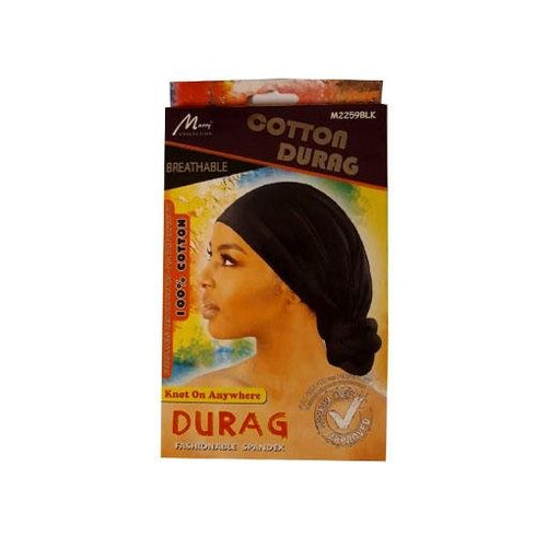 Murry Collection 100% Cotton Durag # M2259BLK